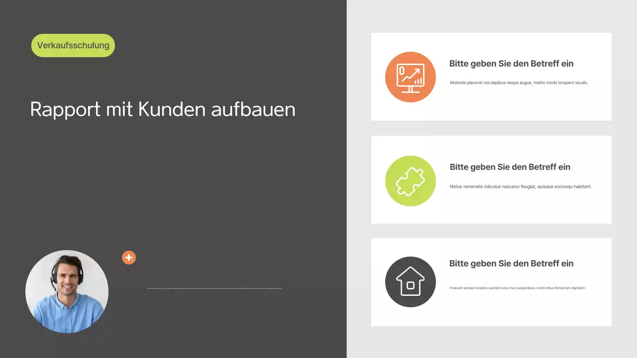 Schulungshandbuch für Green Modern Sales