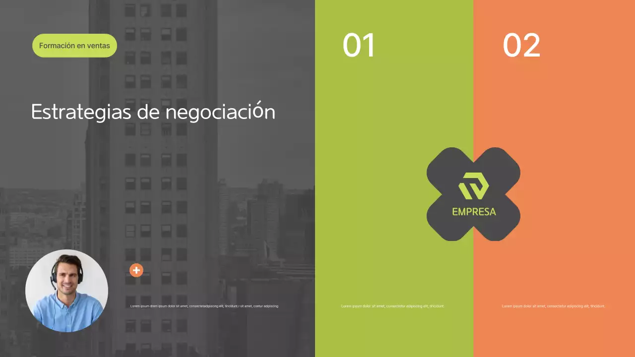 Manual de capacitación en ventas moderno y ecológico