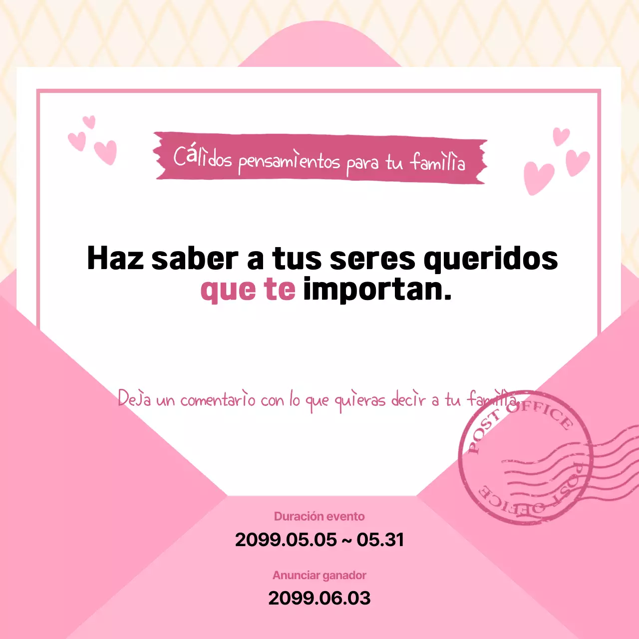 Evento familiar de Pink Baby