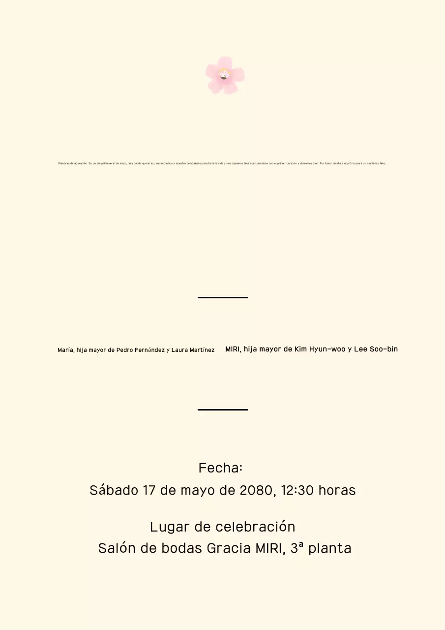 Invitación de boda elegante de color verde