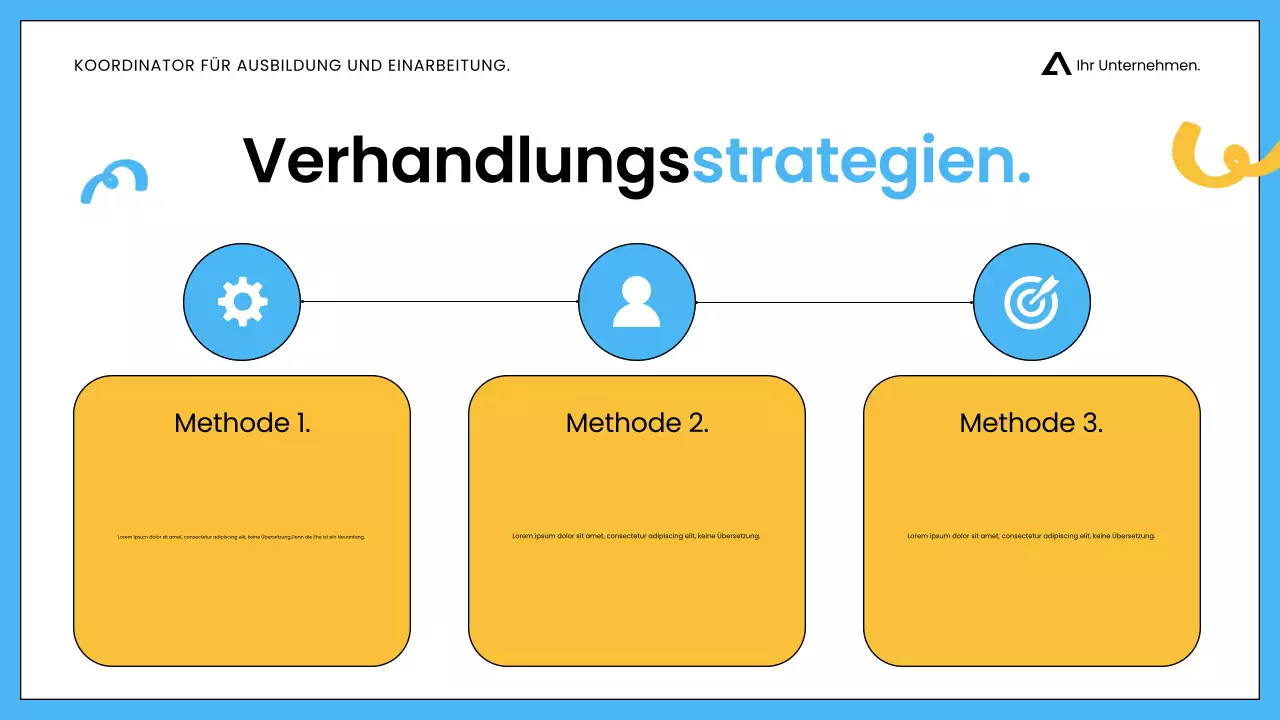 Weiß-blaues minimalistisches Verkaufstraining für Mitarbeiter Präsentation