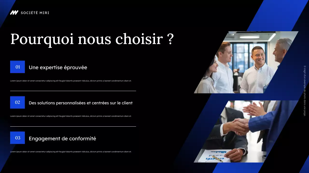 promotion d'agence de conseil fiscal moderne noire