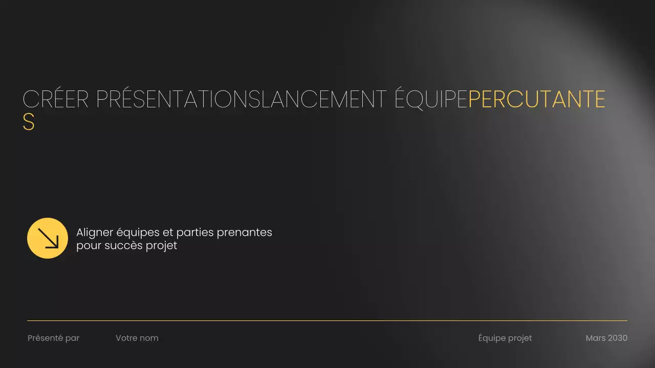 Présentation de l'équipe Black Modern