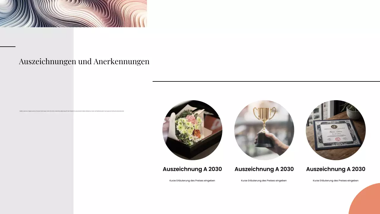 Modernes Grafikdesign-Portfolio – Präsentation
