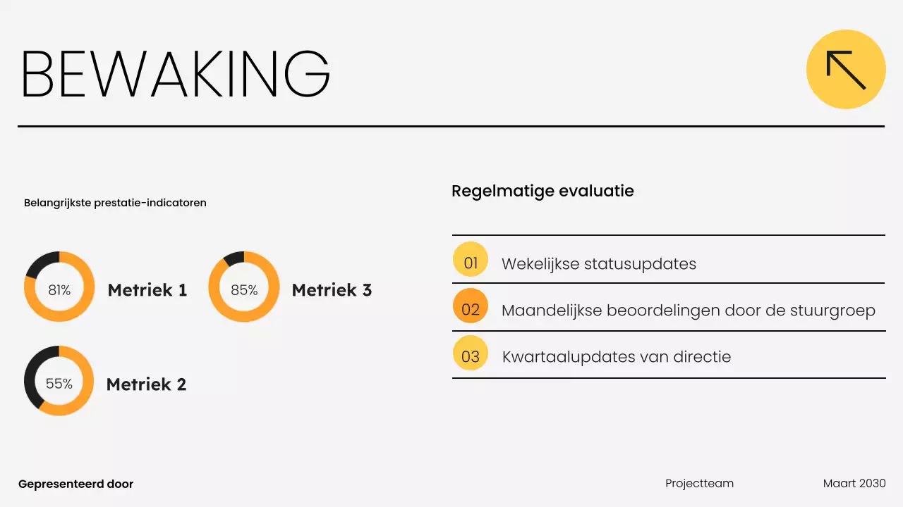 Zwarte Moderne Teampresentatie