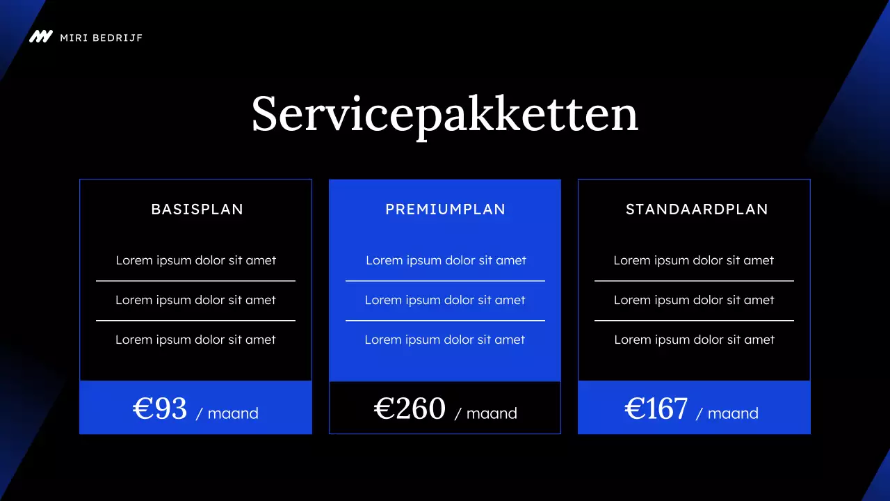 zwarte moderne belastingadviesbureau promotie