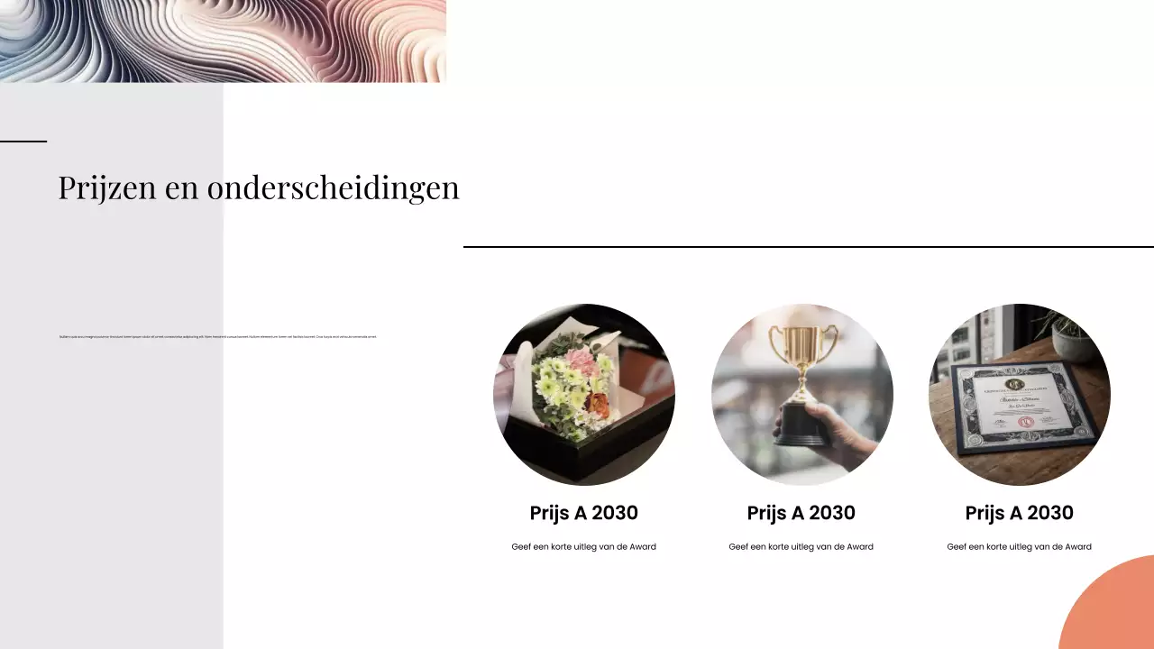 Presentatie van een modern grafisch ontwerpportfolio