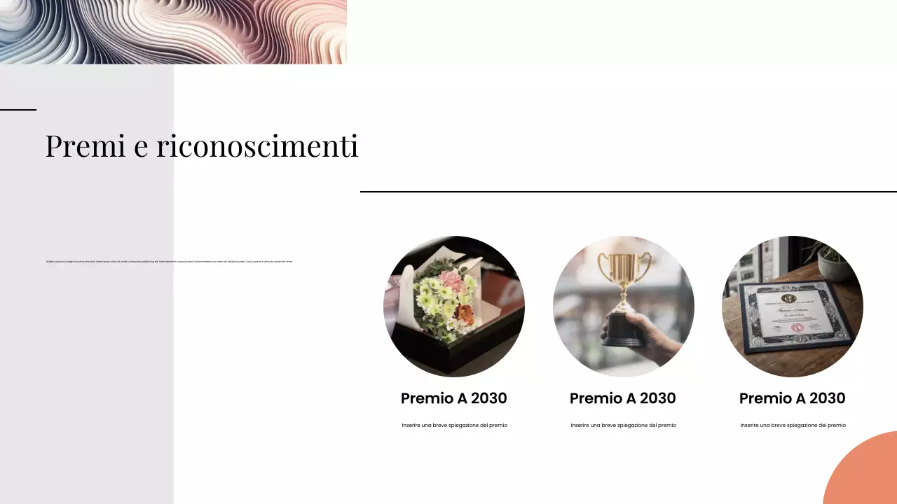 Presentazione del portfolio di progettazione grafica moderna