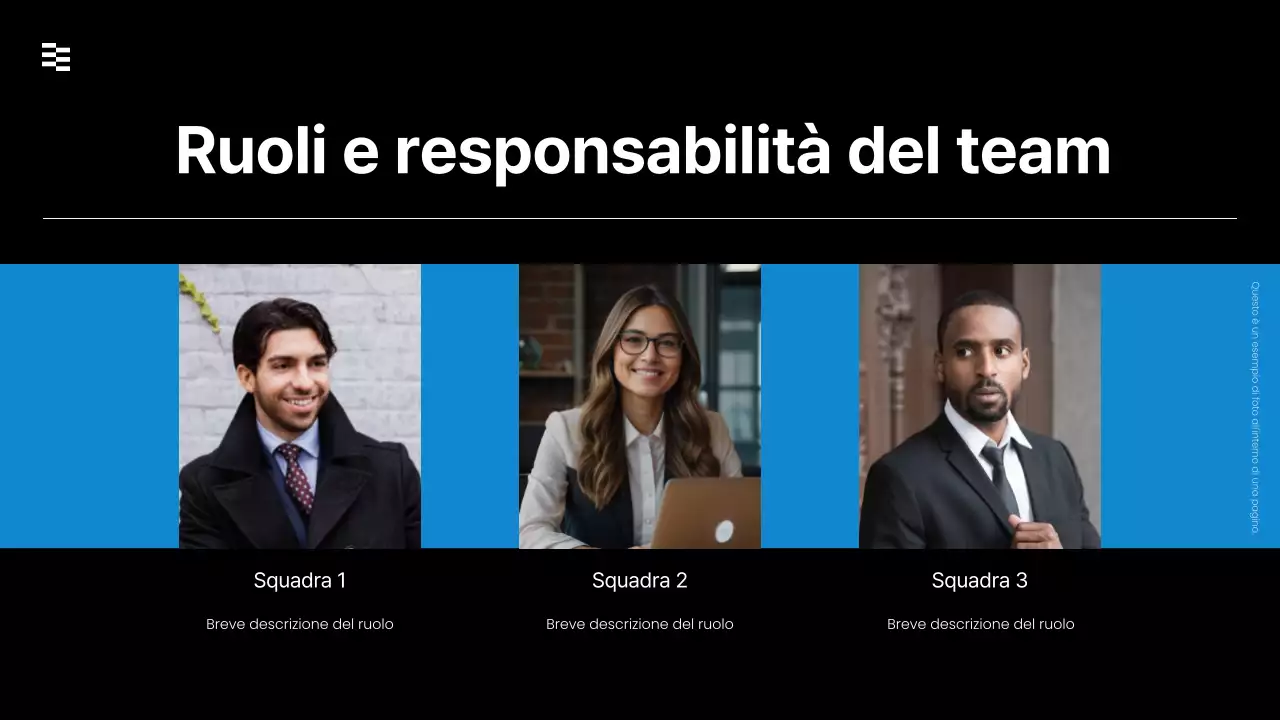 presentazione strategia di vendita moderna nera