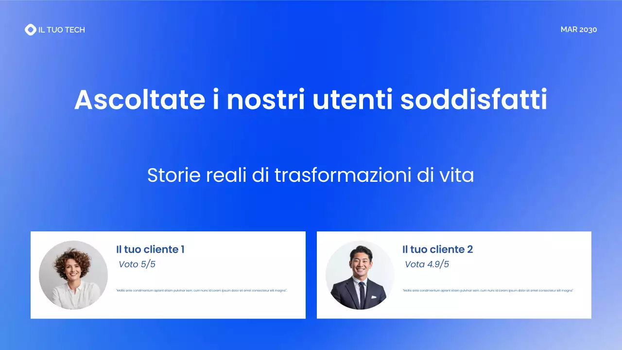 Introduzione alle startup di tecnologia sanitaria moderna Blue Gradient