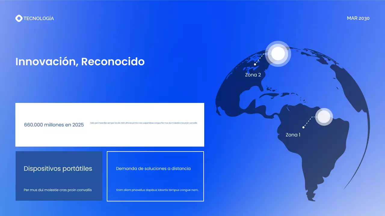 Introducción a las empresas emergentes de tecnología sanitaria moderna con degradado azul