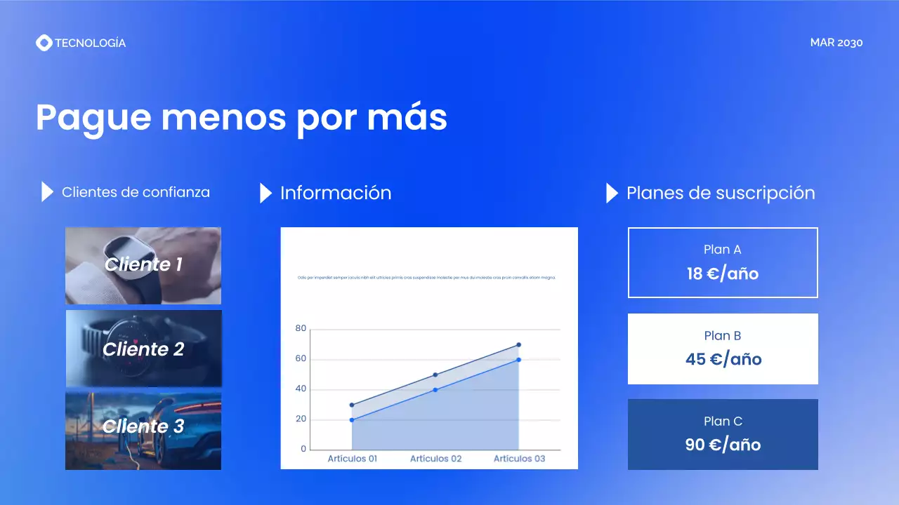 Introducción a las empresas emergentes de tecnología sanitaria moderna con degradado azul