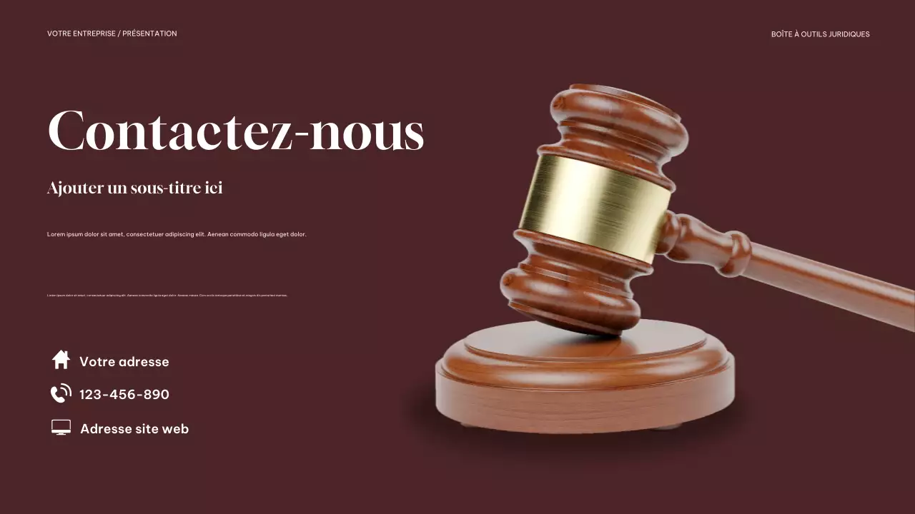 guide juridique classique marron