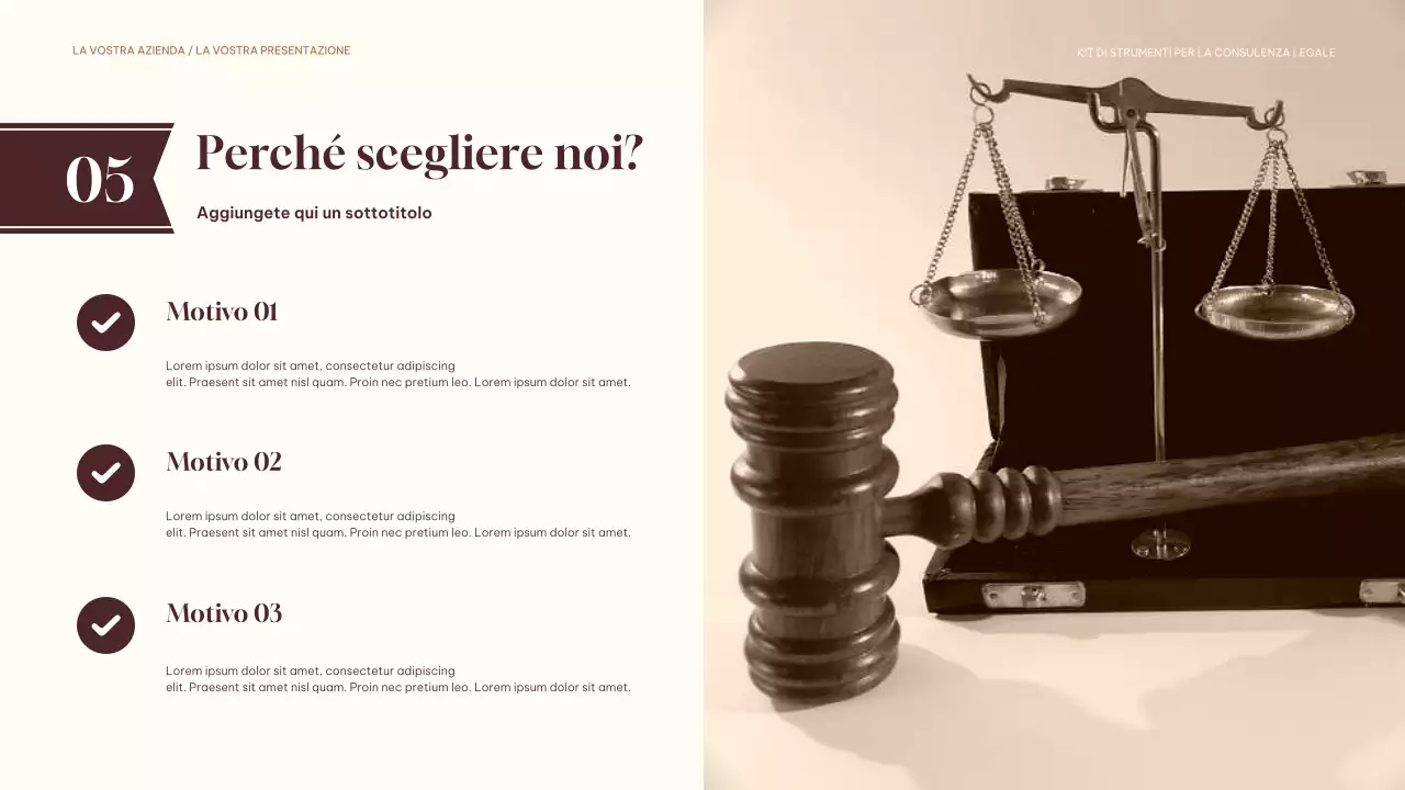 guida legale classica marrone