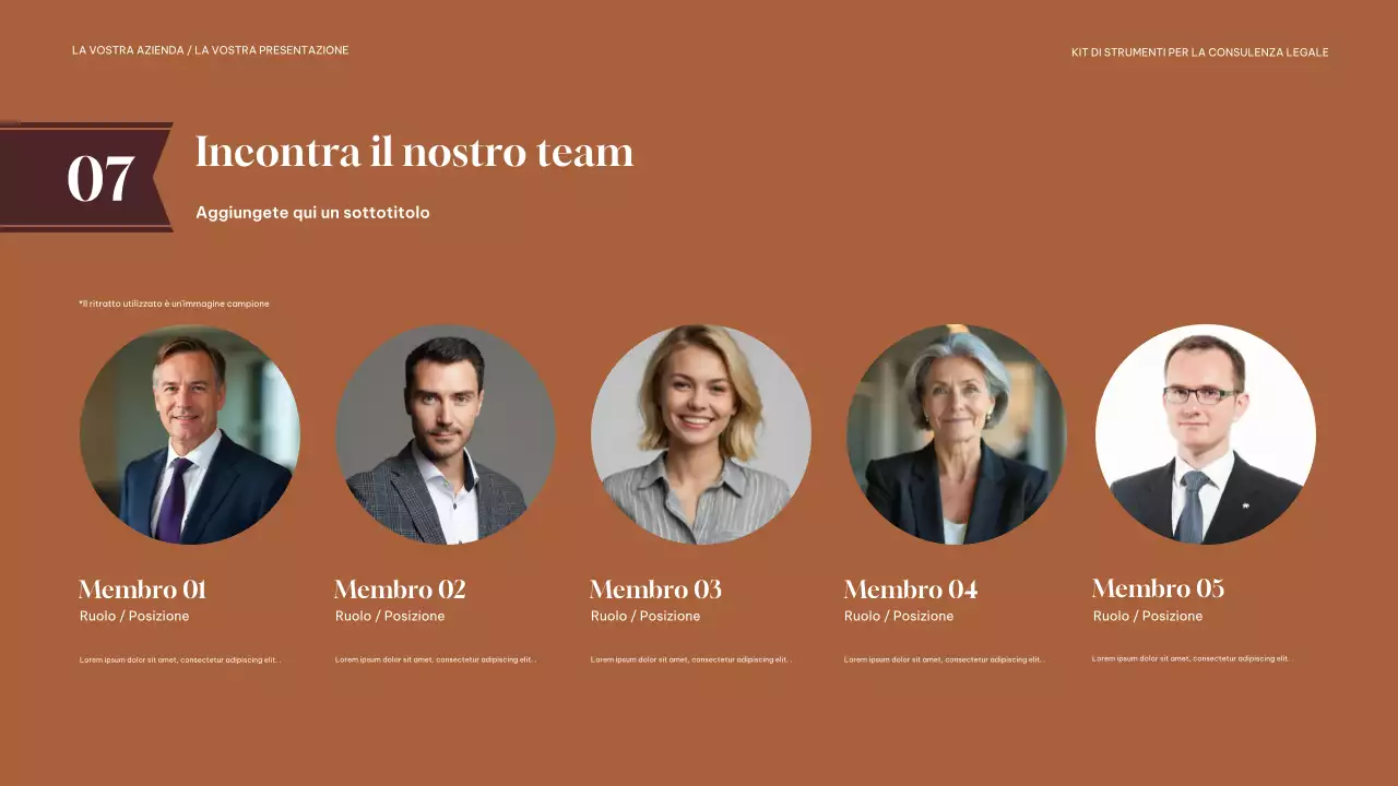 guida legale classica marrone