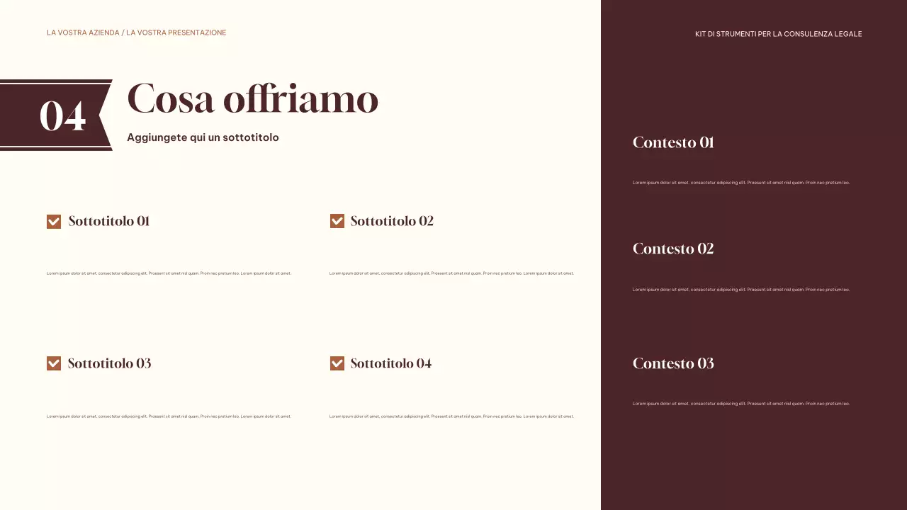 guida legale classica marrone