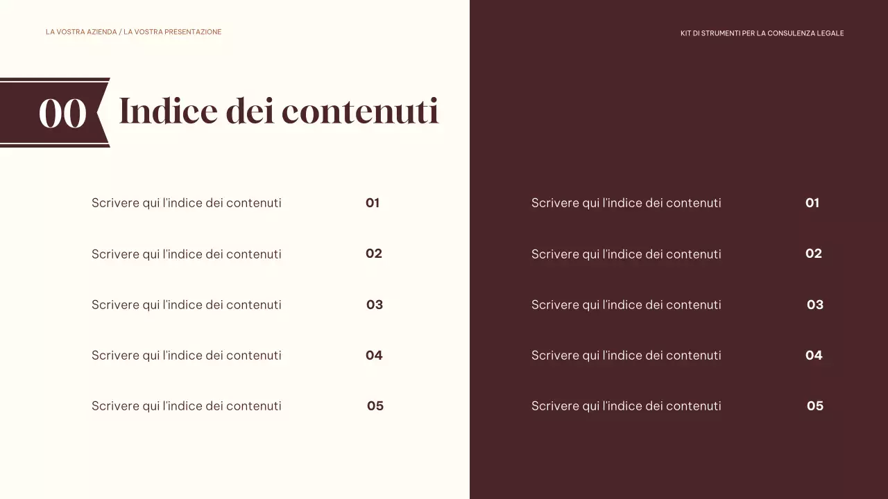 guida legale classica marrone