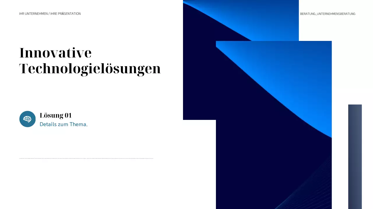 schwarze moderne geschäftspräsentation