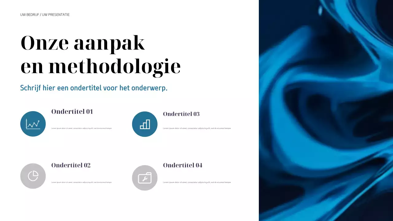 zwarte moderne zakelijke presentatie