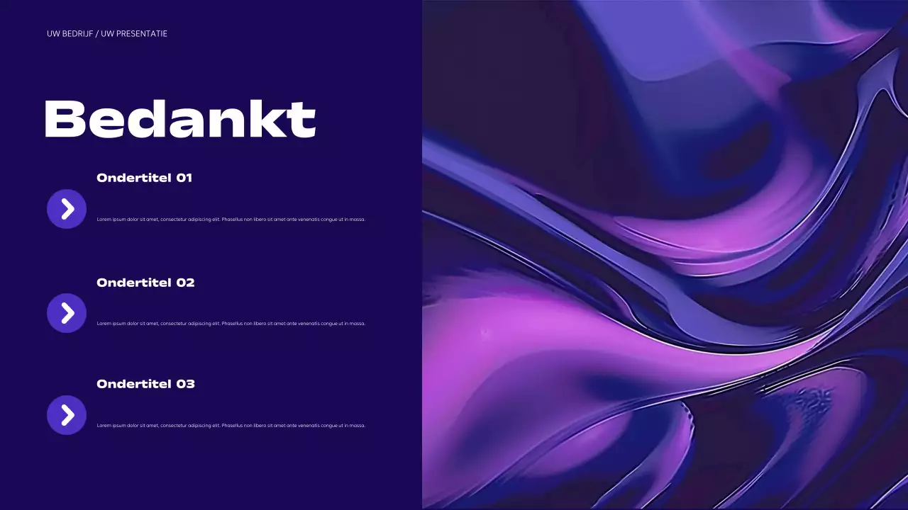 paarse moderne zakelijke presentatie
