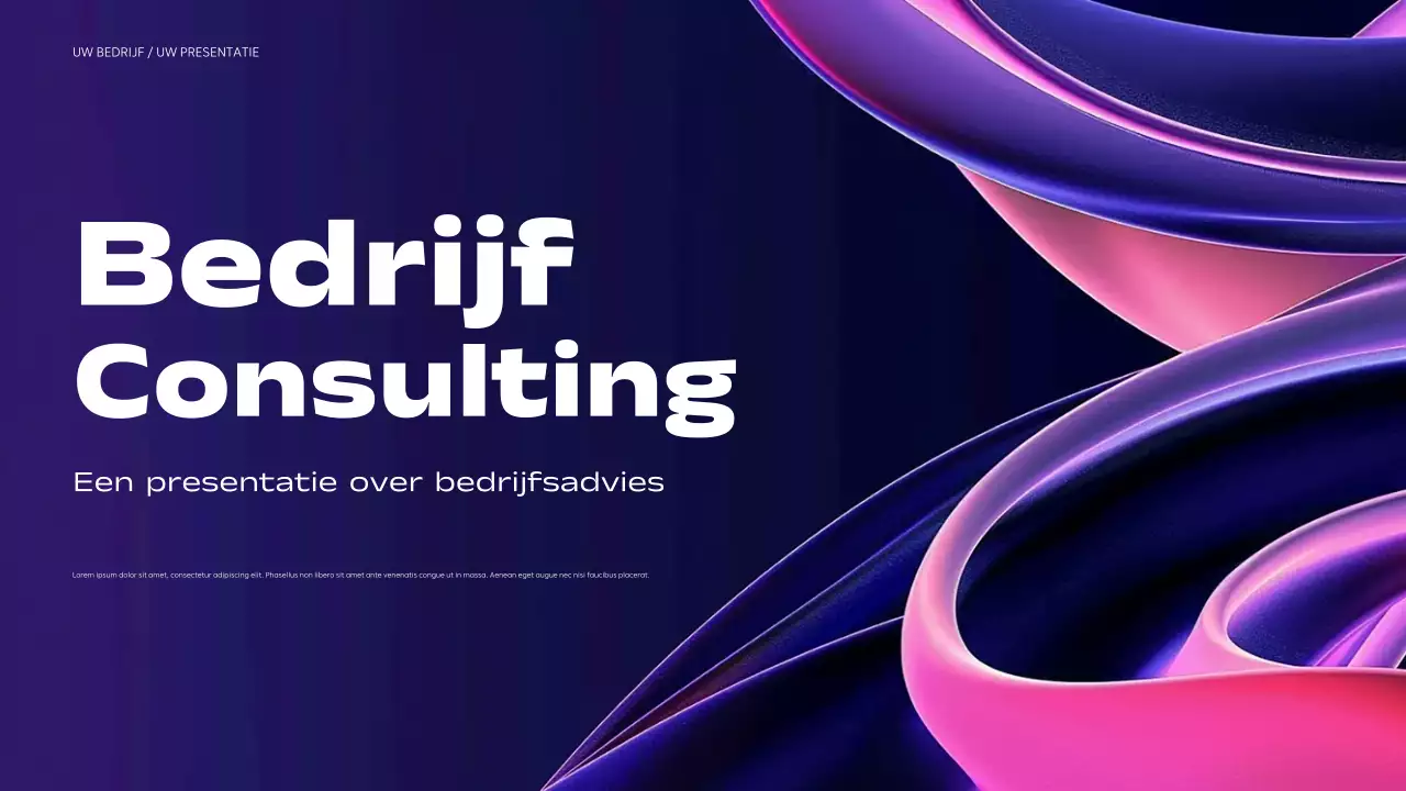 paarse moderne zakelijke presentatie