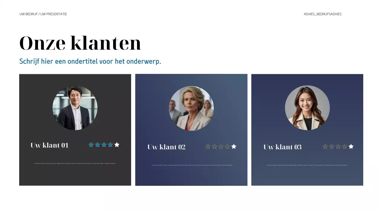 zwarte moderne zakelijke presentatie