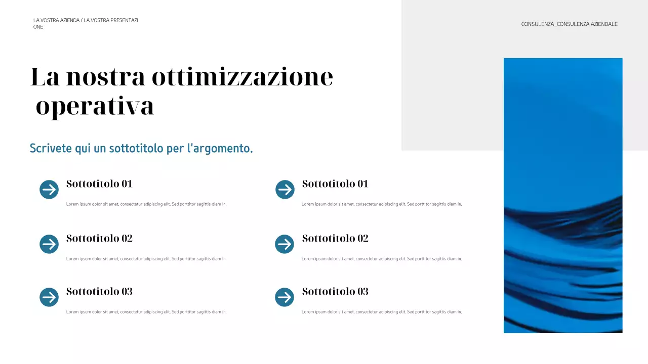 presentazione aziendale moderna nera