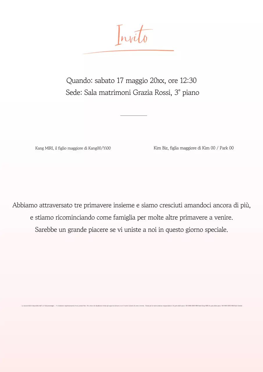 Invito di nozze semplice in bianco e nero