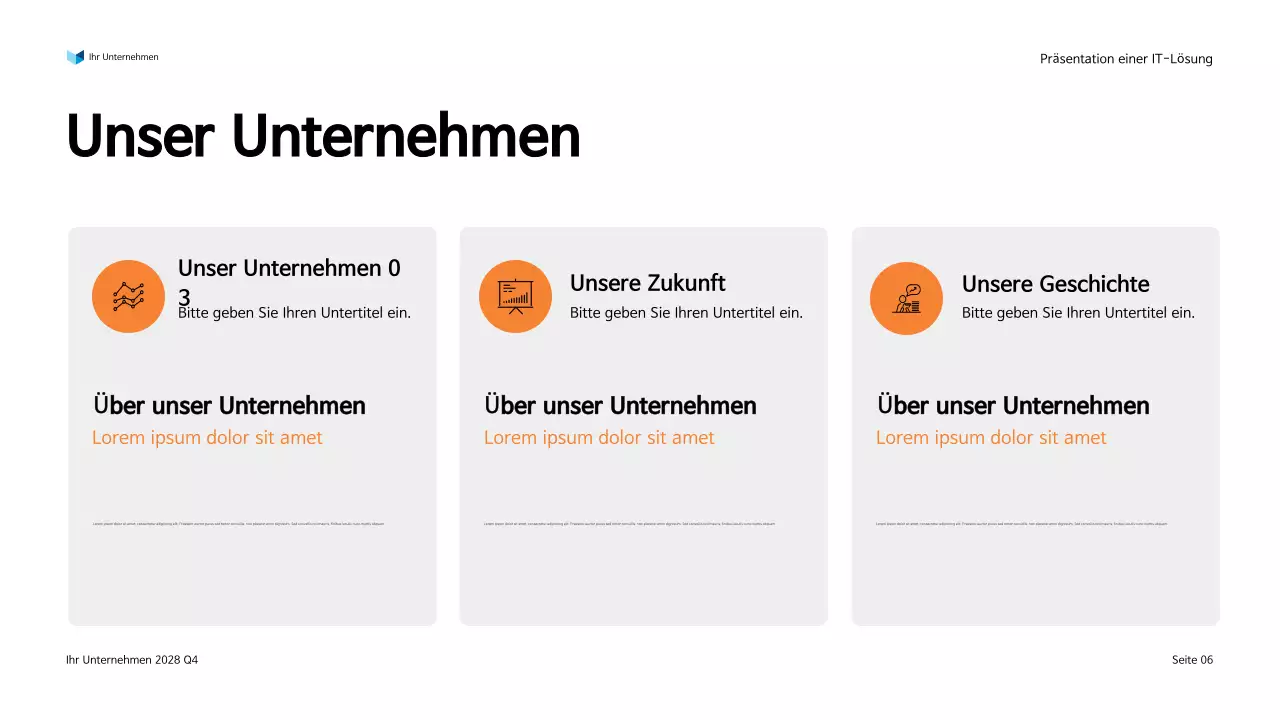 Präsentation der modernen IT-Lösung von Orange