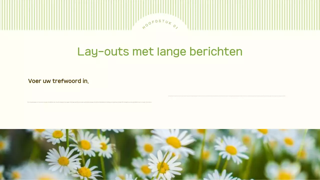 Een schattig lentebloemenachtergrondplan in limoen en geel