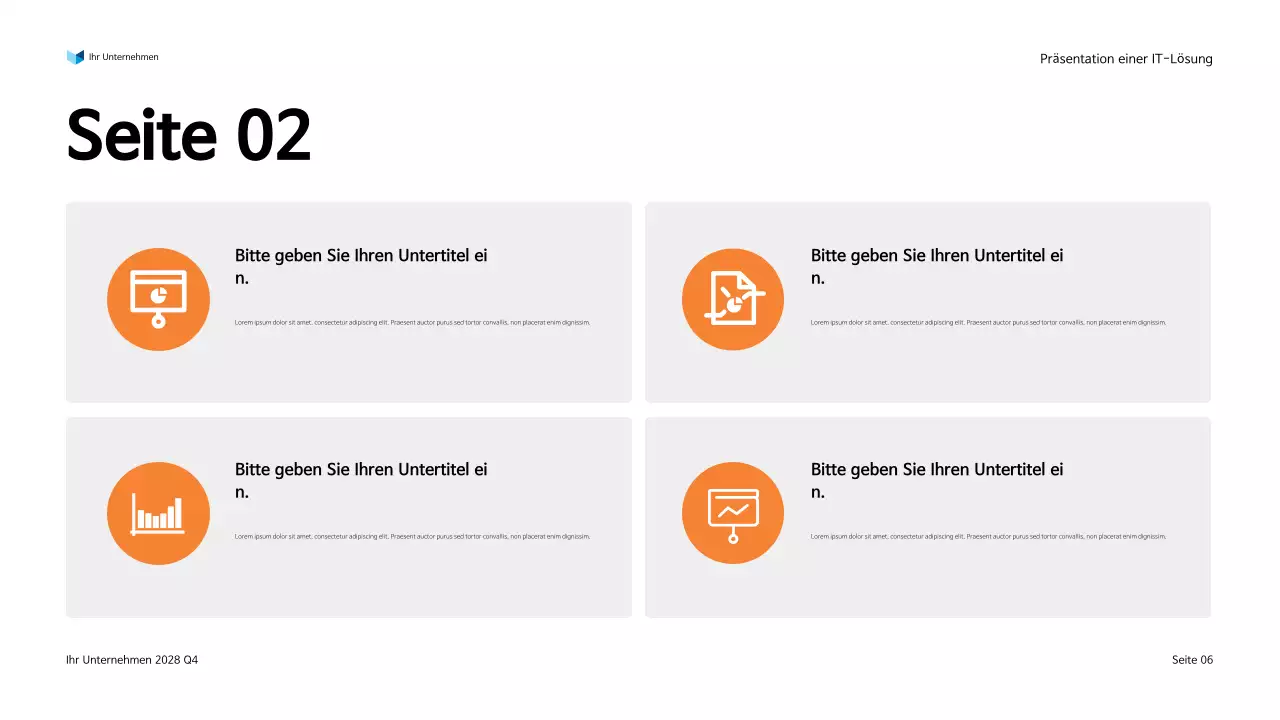 Präsentation der modernen IT-Lösung von Orange