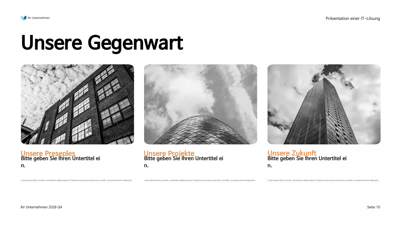 Präsentation der modernen IT-Lösung von Orange