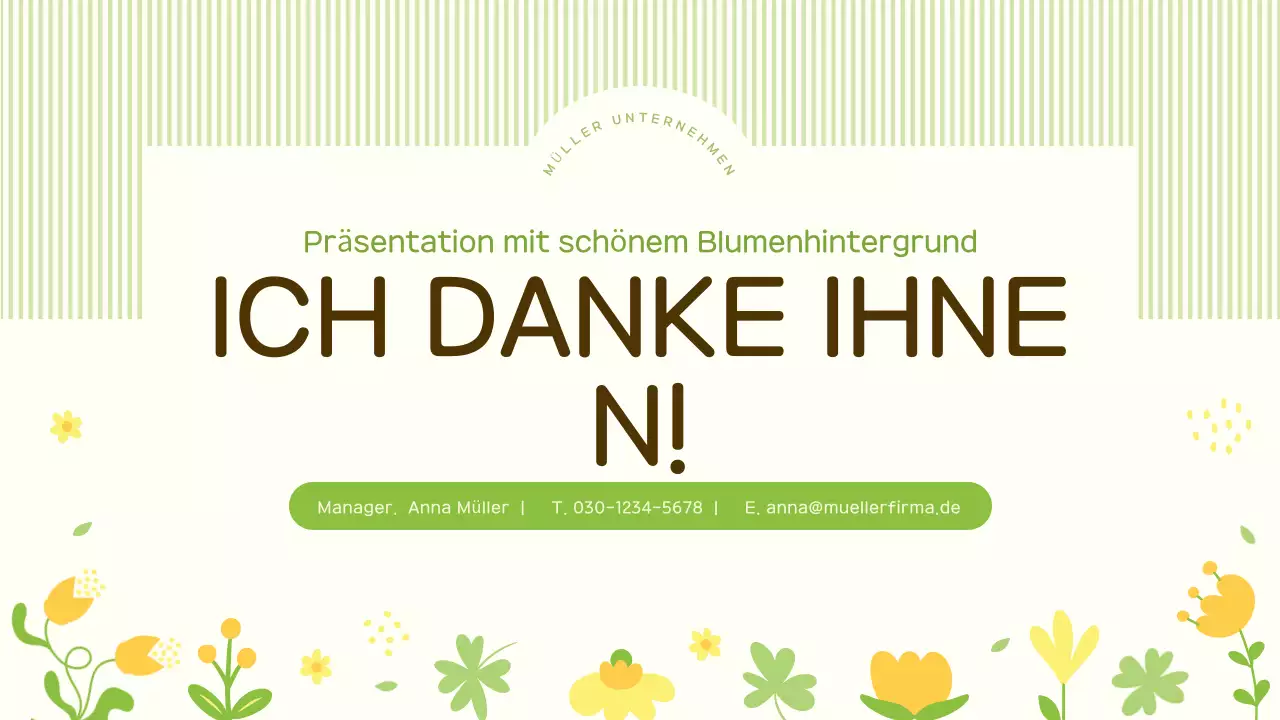 Ein süßer Frühlingsblumen-Hintergrundplan in Limettengrün und Gelb