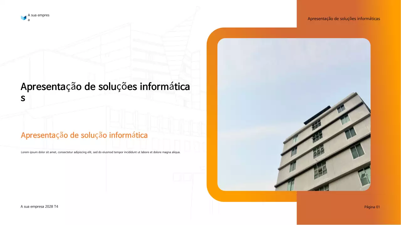 Apresentação da solução Orange Modern IT