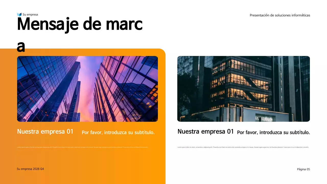 Presentación de la solución de TI moderna de Orange