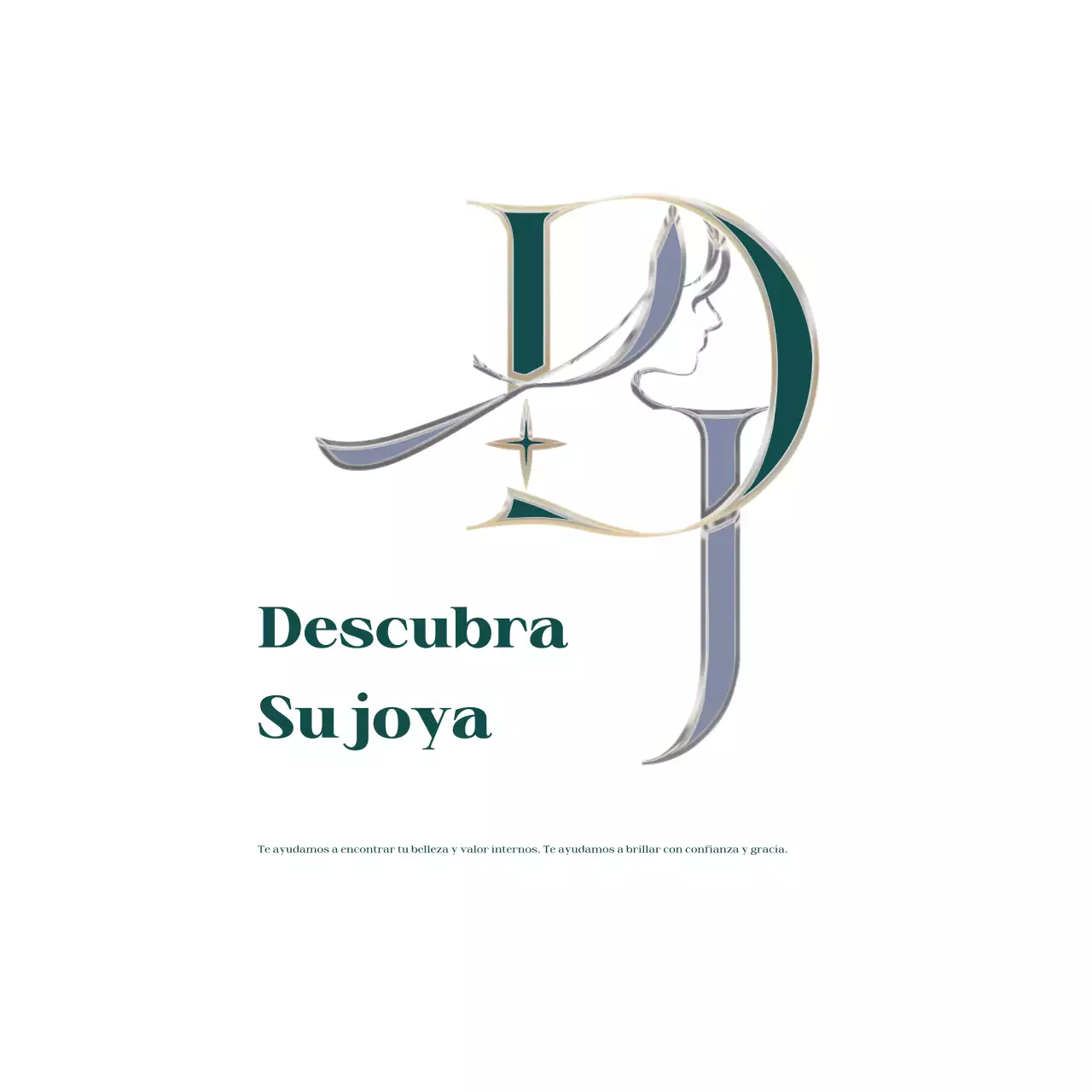 Promoción elegante de médico y belleza en oro verde