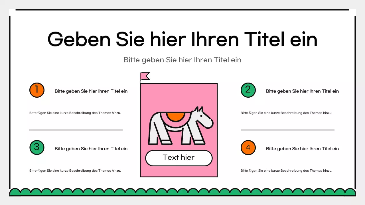 Rosa kreative verspielte Innenraumrenovierung für Kinderzimmer Präsentation