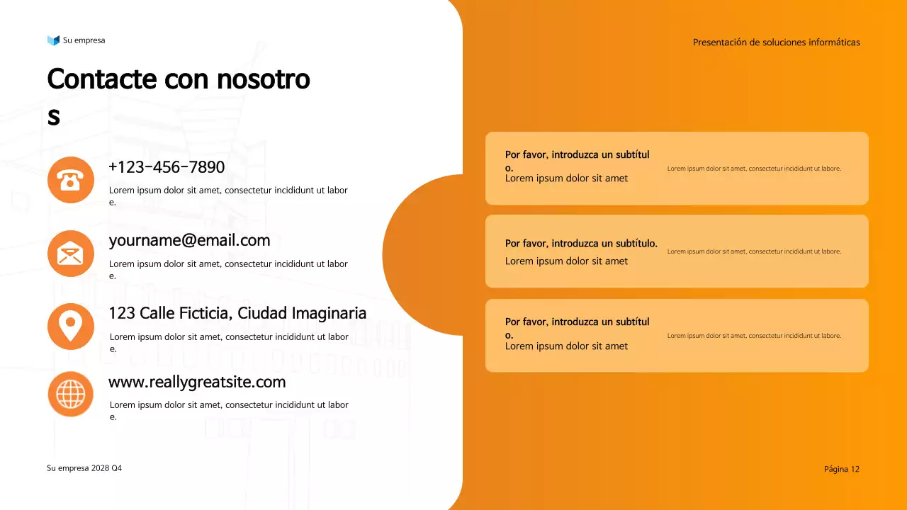 Presentación de la solución de TI moderna de Orange
