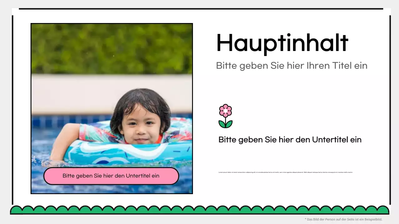 Rosa kreative verspielte Innenraumrenovierung für Kinderzimmer Präsentation