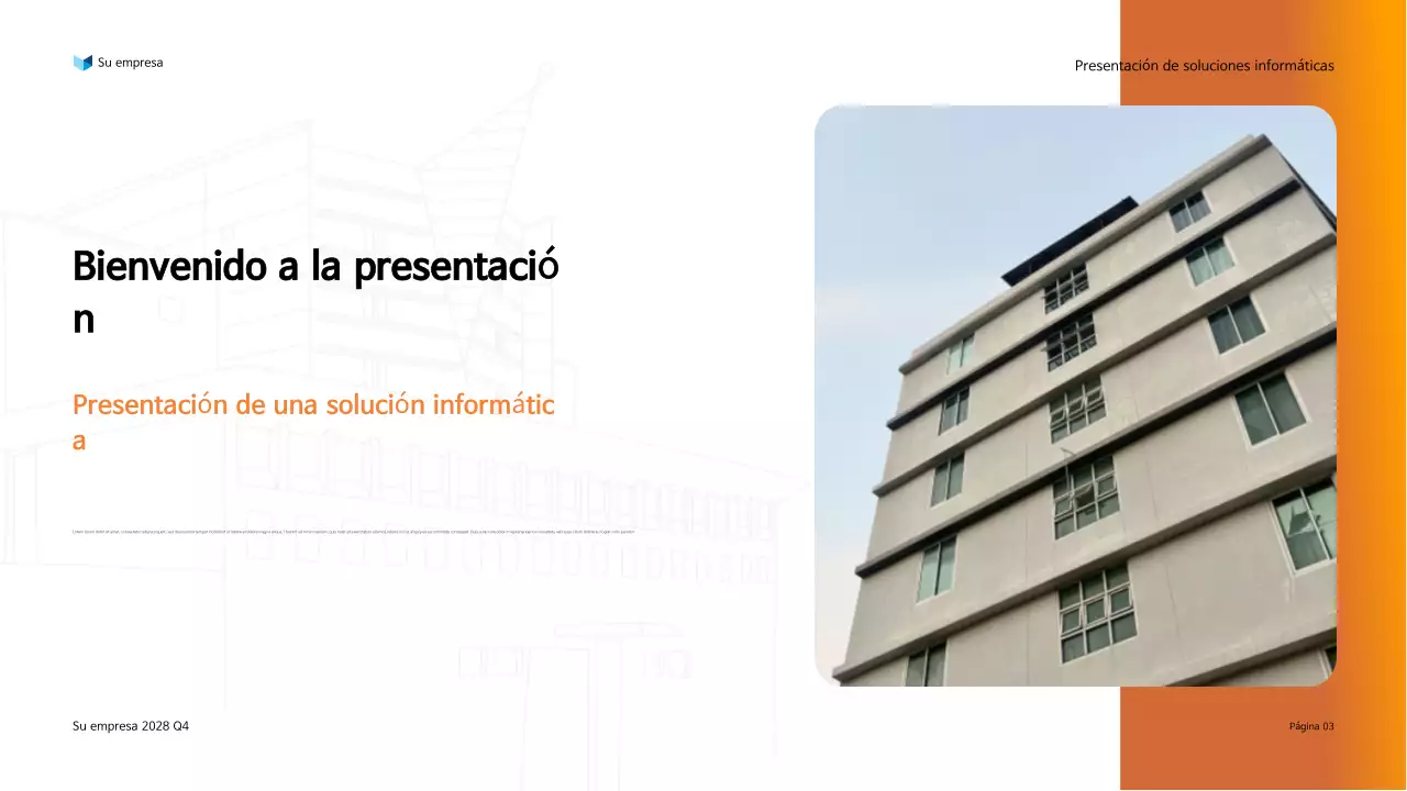 Presentación de la solución de TI moderna de Orange