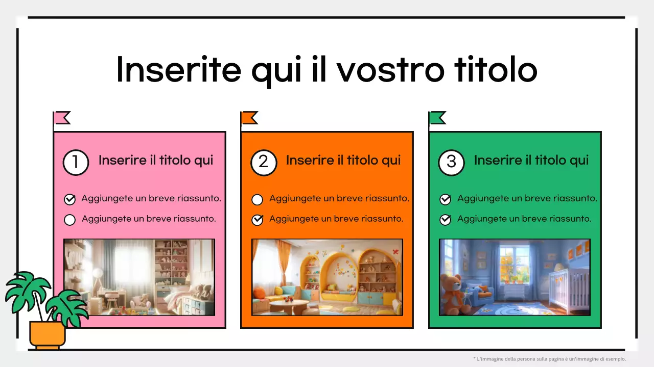 Presentazione della ristrutturazione degli interni della stanza dei bambini rosa, creativa e giocosa