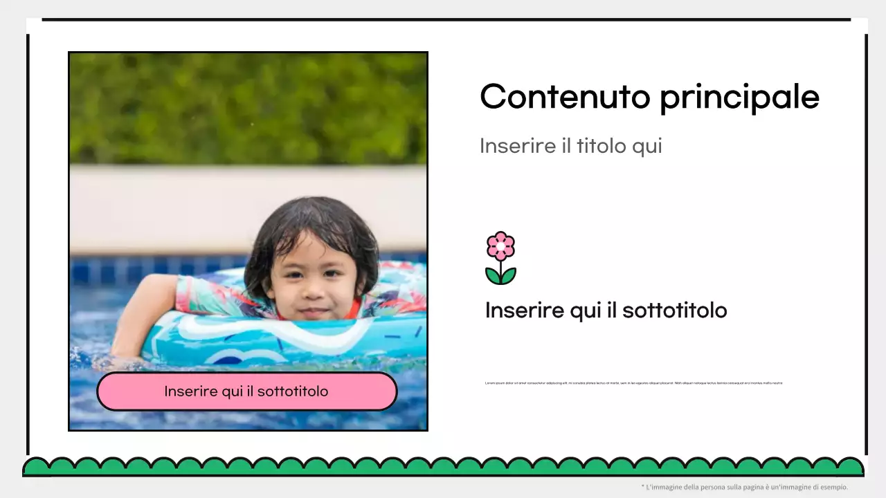 Presentazione della ristrutturazione degli interni della stanza dei bambini rosa, creativa e giocosa