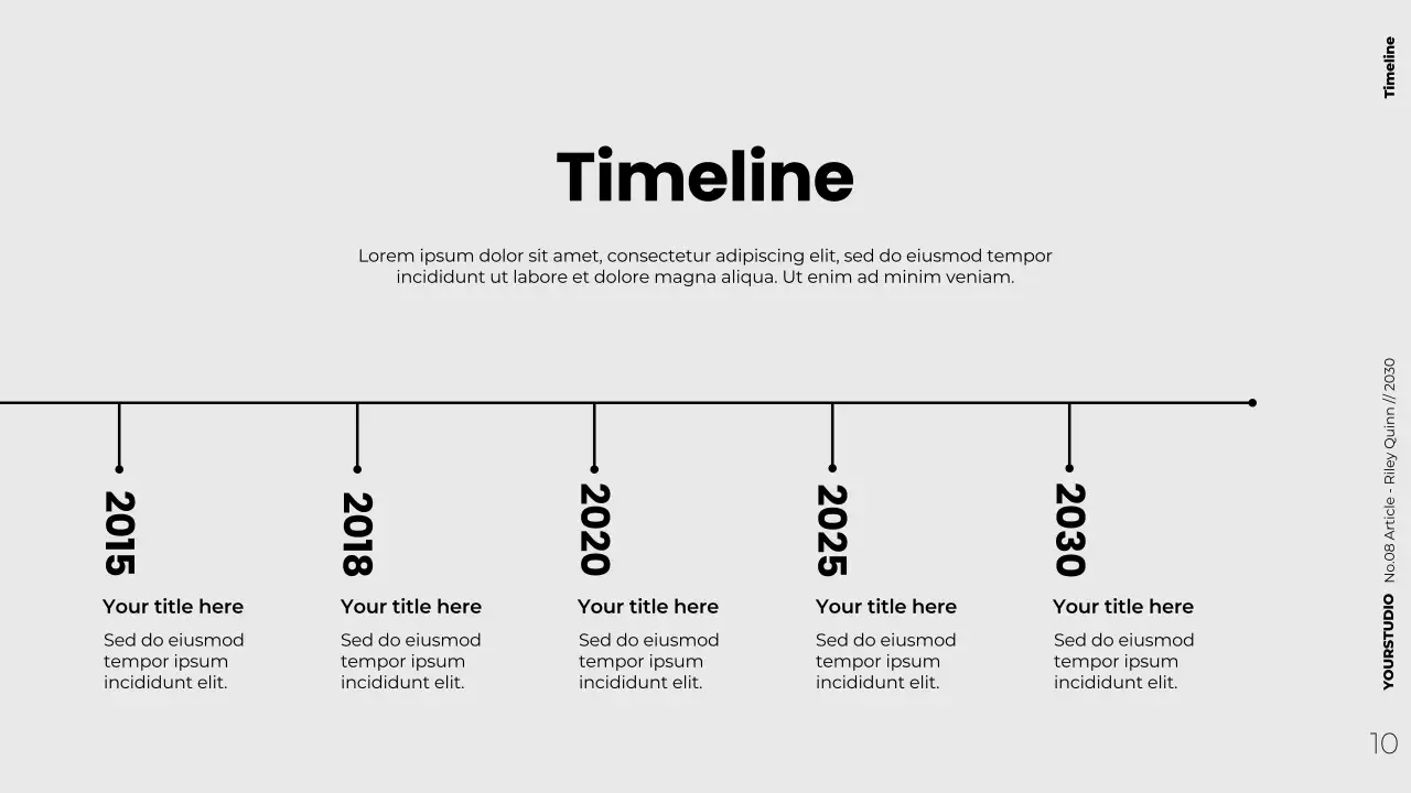 Modern Minimalist Strategic Content Marketing Presentation