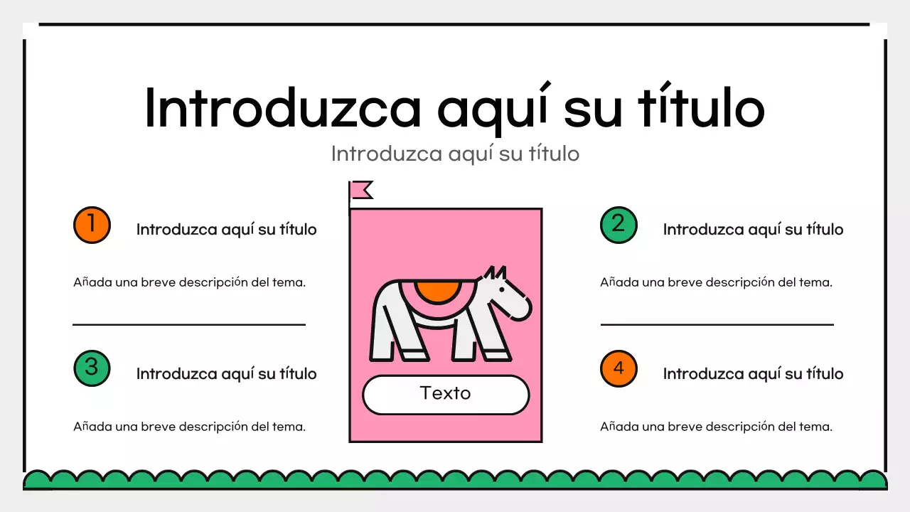 Presentación de renovación interior de habitación infantil creativa y lúdica en color rosa