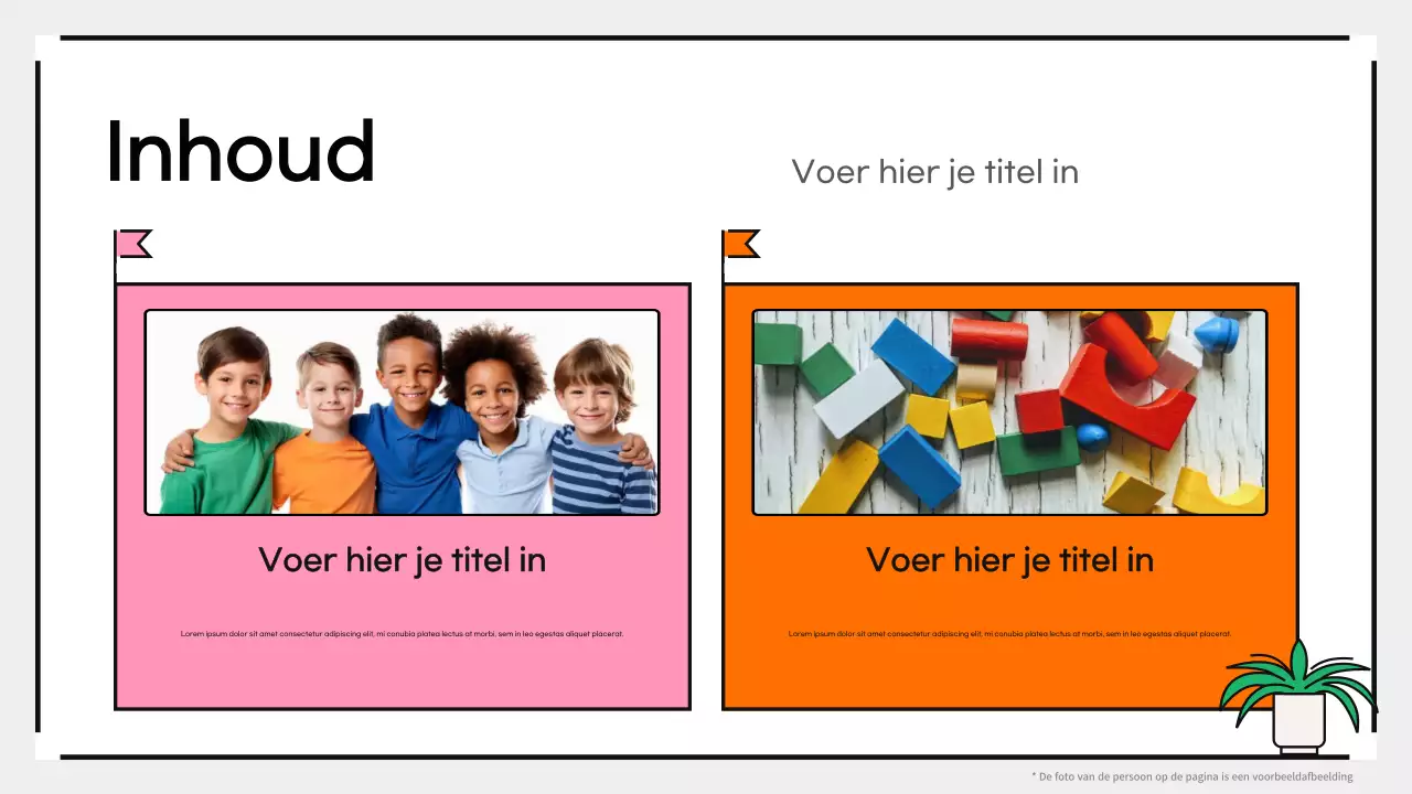 Roze creatieve speelse kinderkamer interieur renovatie presentatie