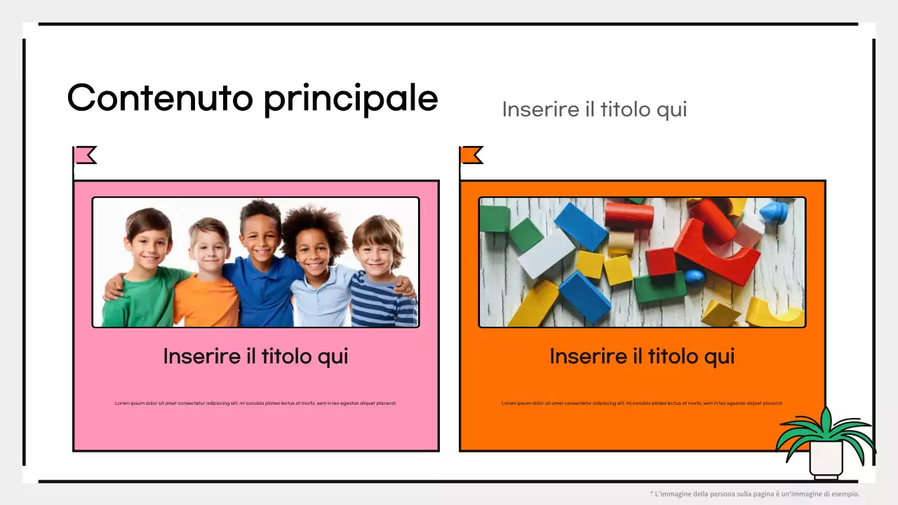 Presentazione della ristrutturazione degli interni della stanza dei bambini rosa, creativa e giocosa