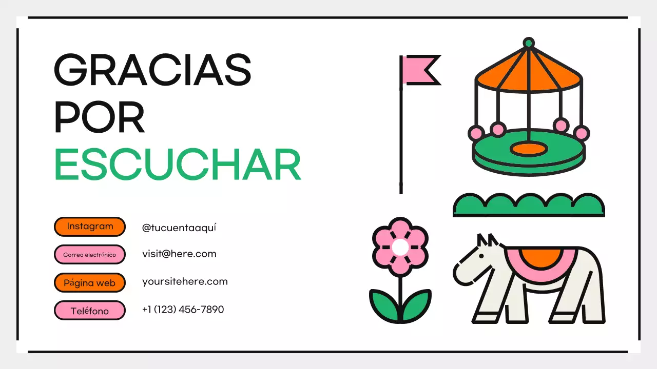 Presentación de renovación interior de habitación infantil creativa y lúdica en color rosa