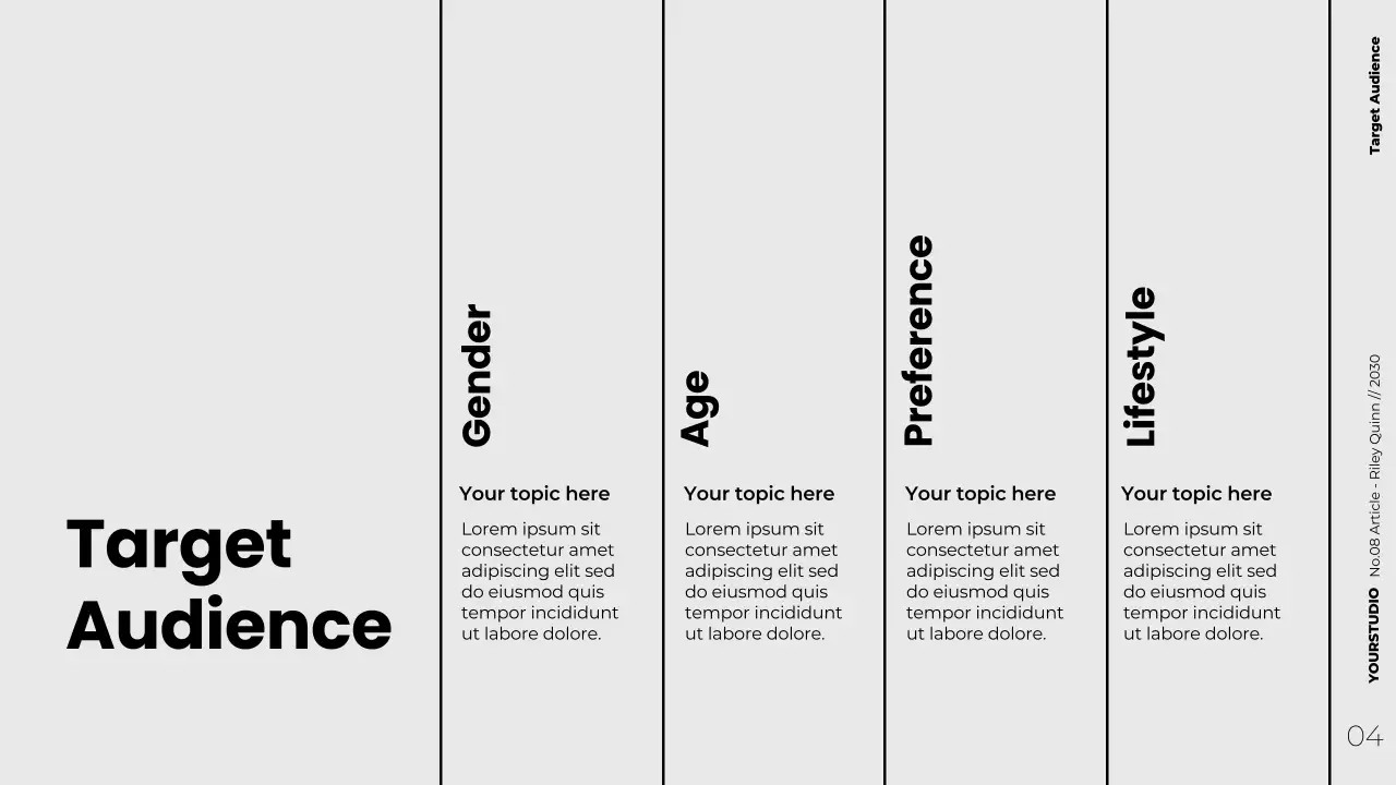 Modern Minimalist Strategic Content Marketing Presentation