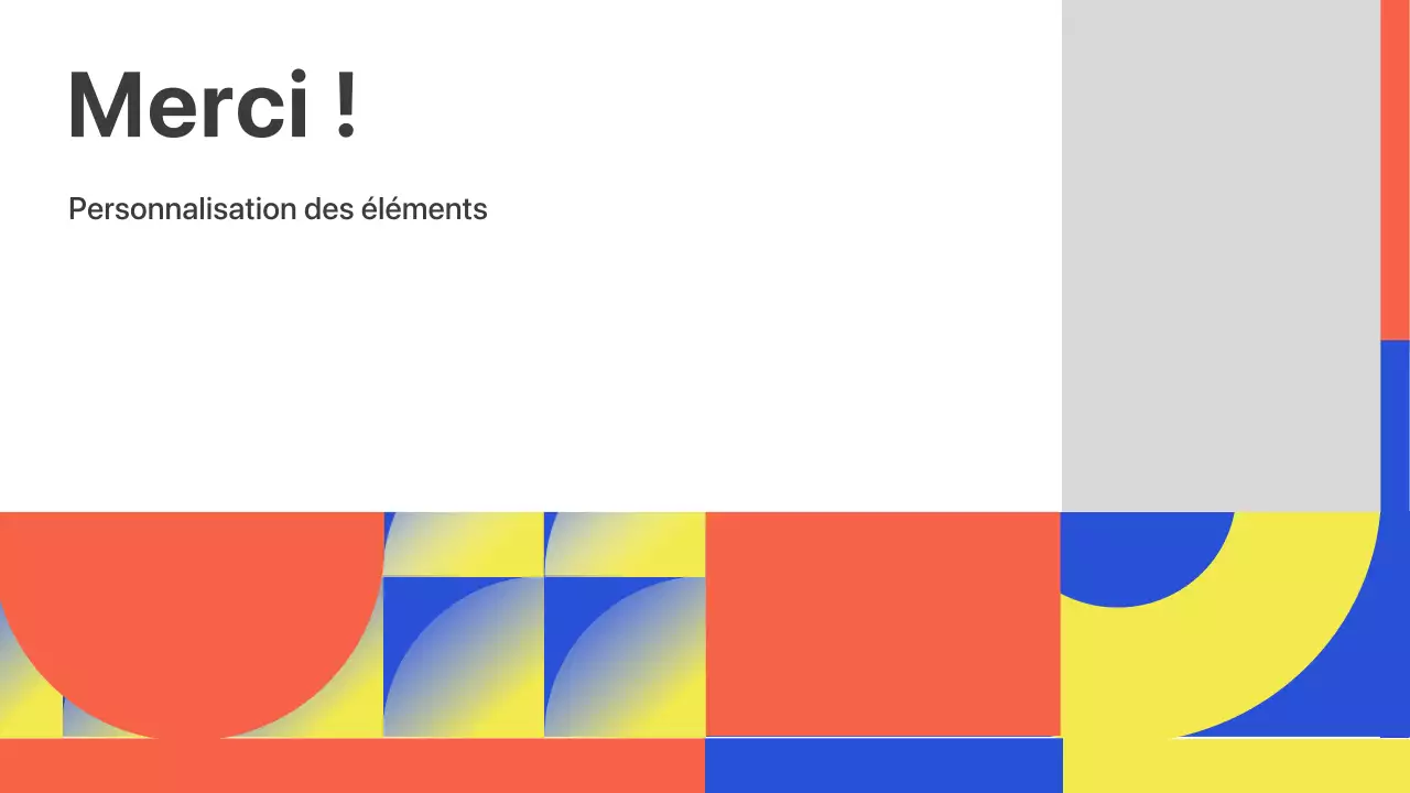 Présentation de lancement d'entreprise géométrique colorée