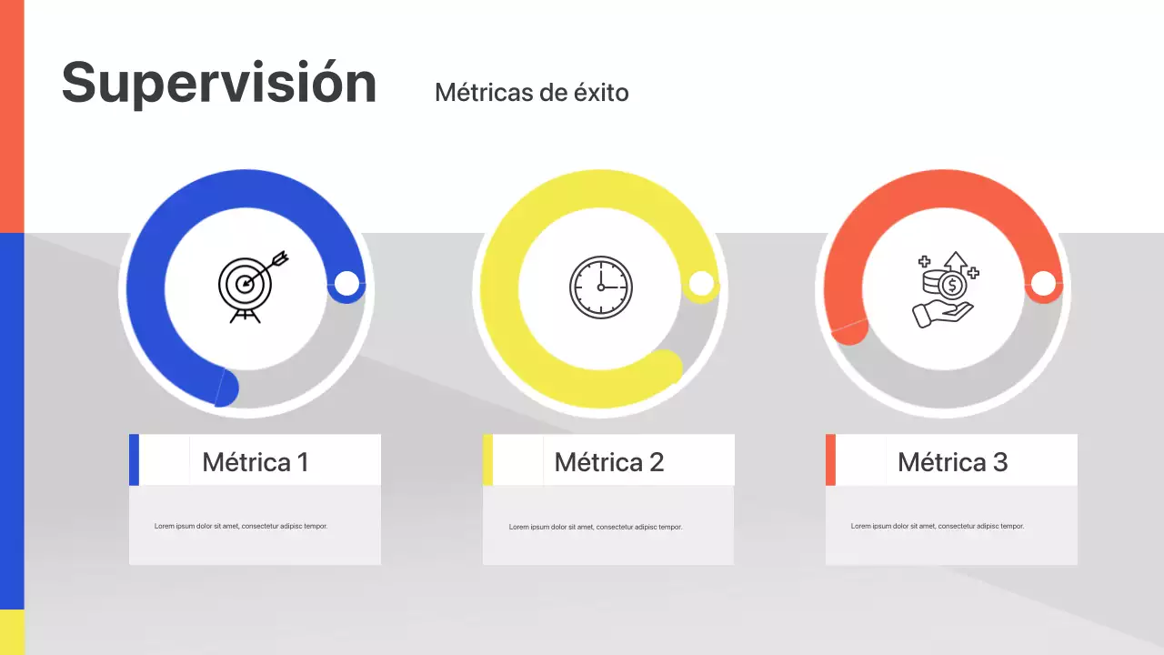 Presentación de lanzamiento de reunión empresarial geométrica colorida